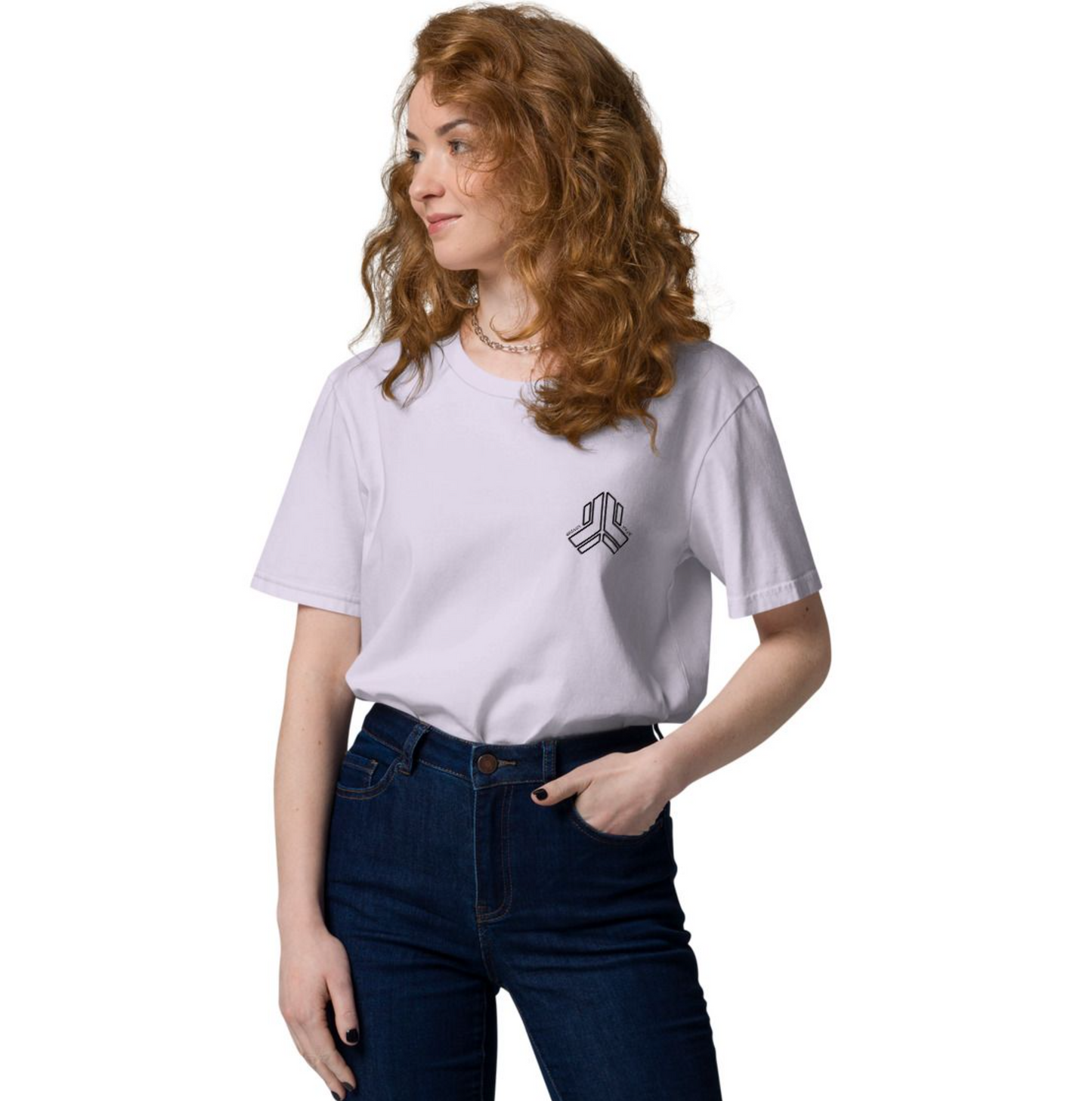 A.P she can. she will. And she conquers - Unisex organic eco cotton t-shirt
