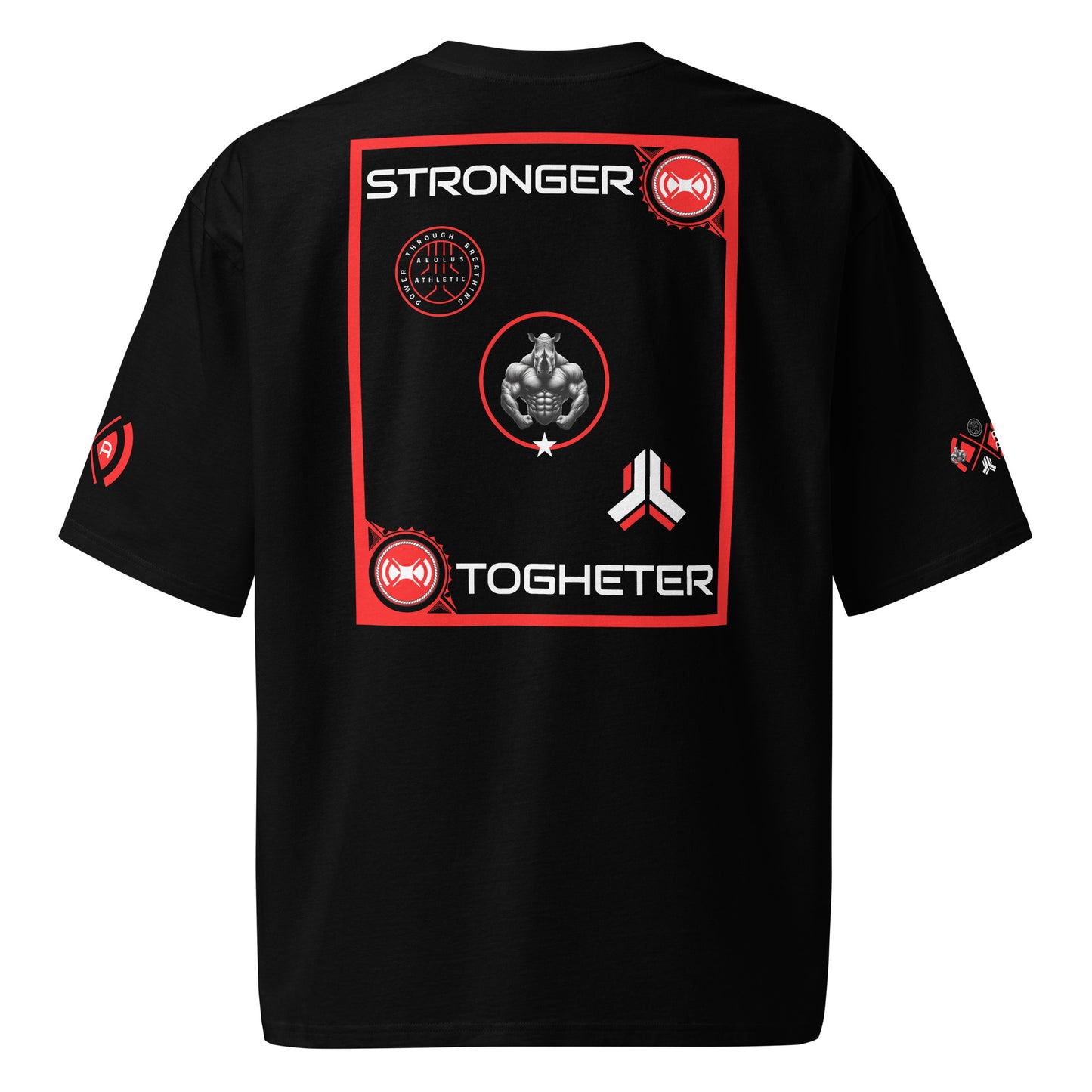 All of the Elements - Oversized heavyweight t-shirt : Stronger Togheter