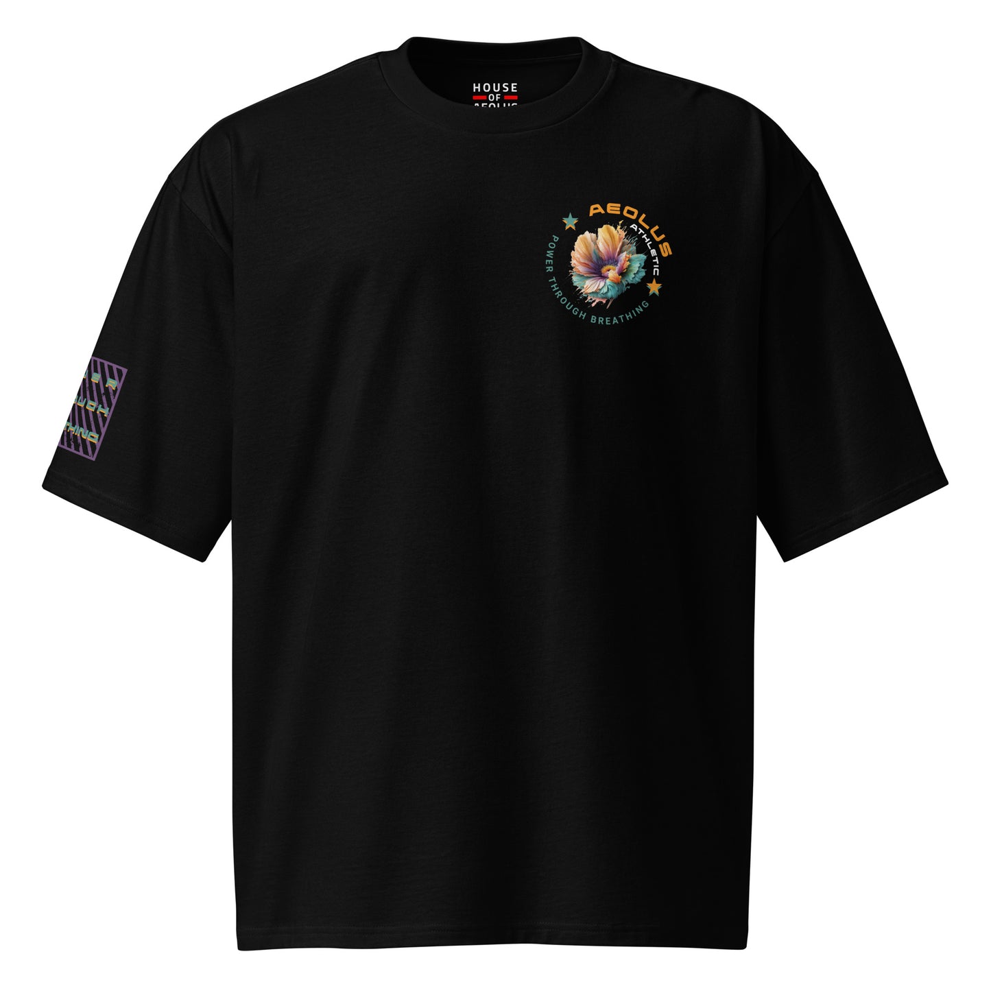 Celestial Bloom - Oversized heavyweight t-shirt : Flower one
