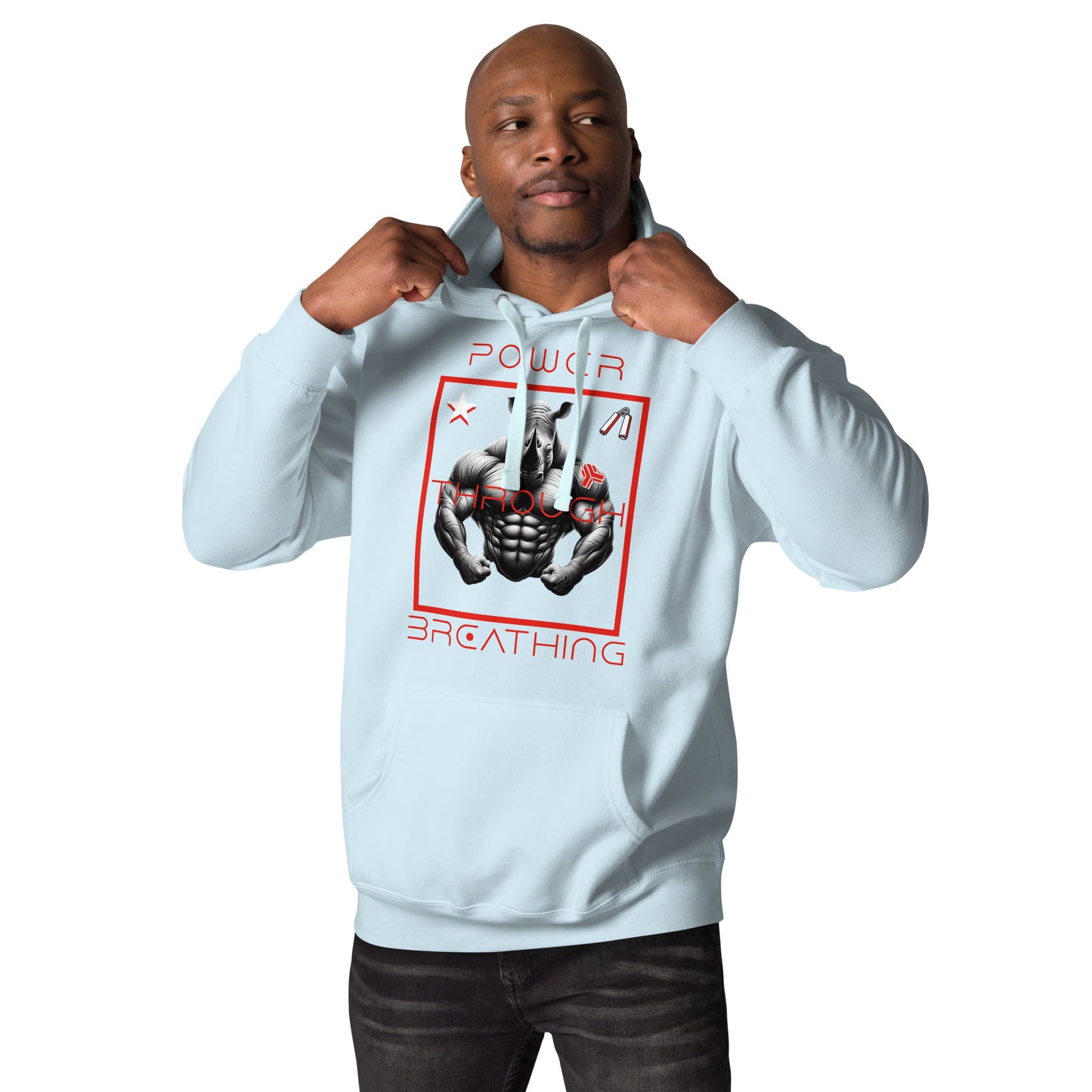 One Strong Rhino - Unisex Hoodie : Design One