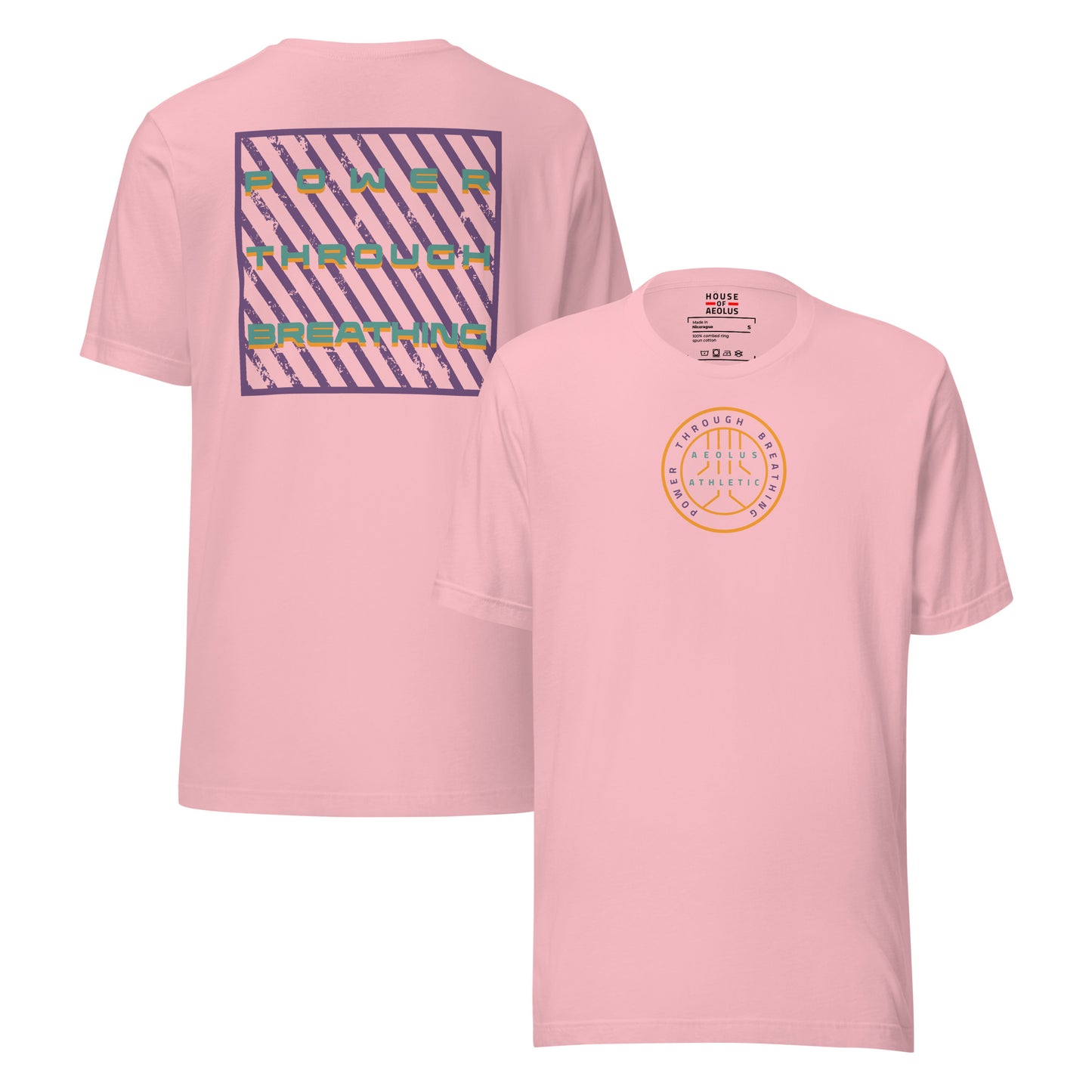 Power Through Breathing - Unisex t-shirt : Flower One