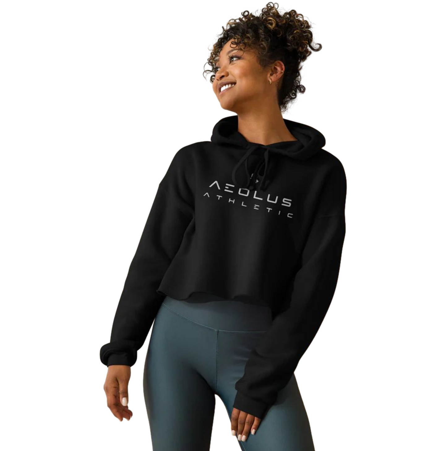 AEOLUS // PERFORMANCE CROP HOODIE – VECTOR
