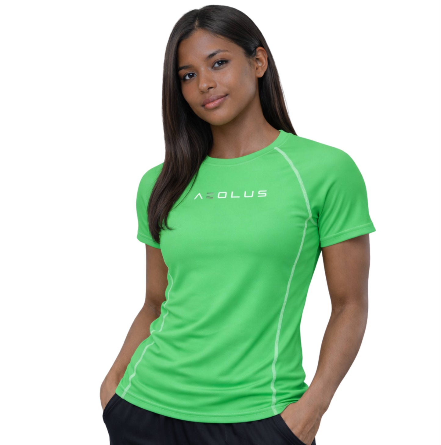 Neo Green - Elite Premium Stretch‑Rashguard