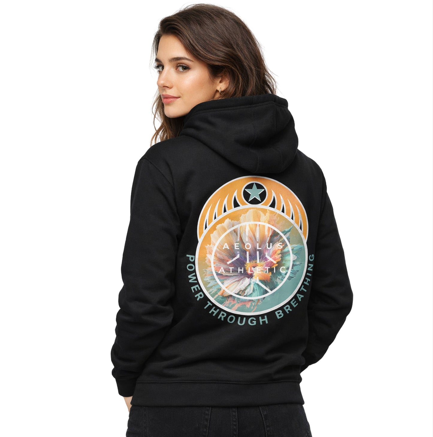 Celestial Bloom - Heavyweight Training Hoodie : Flower One