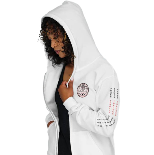 Hexed starcenter - Unisex Fleece Zip Hoodie – Athletic Cut