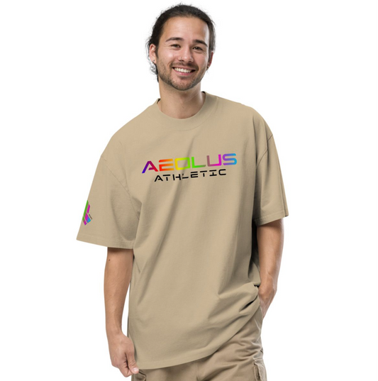 multicolored Performance - Oversized Vintage Heavyweight Cotton T Shirt