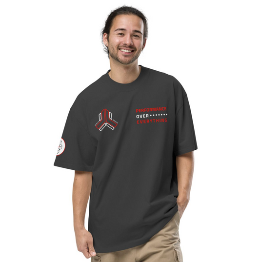 Elements - Oversized Vintage Heavyweight Cotton T Shirt  : Design One