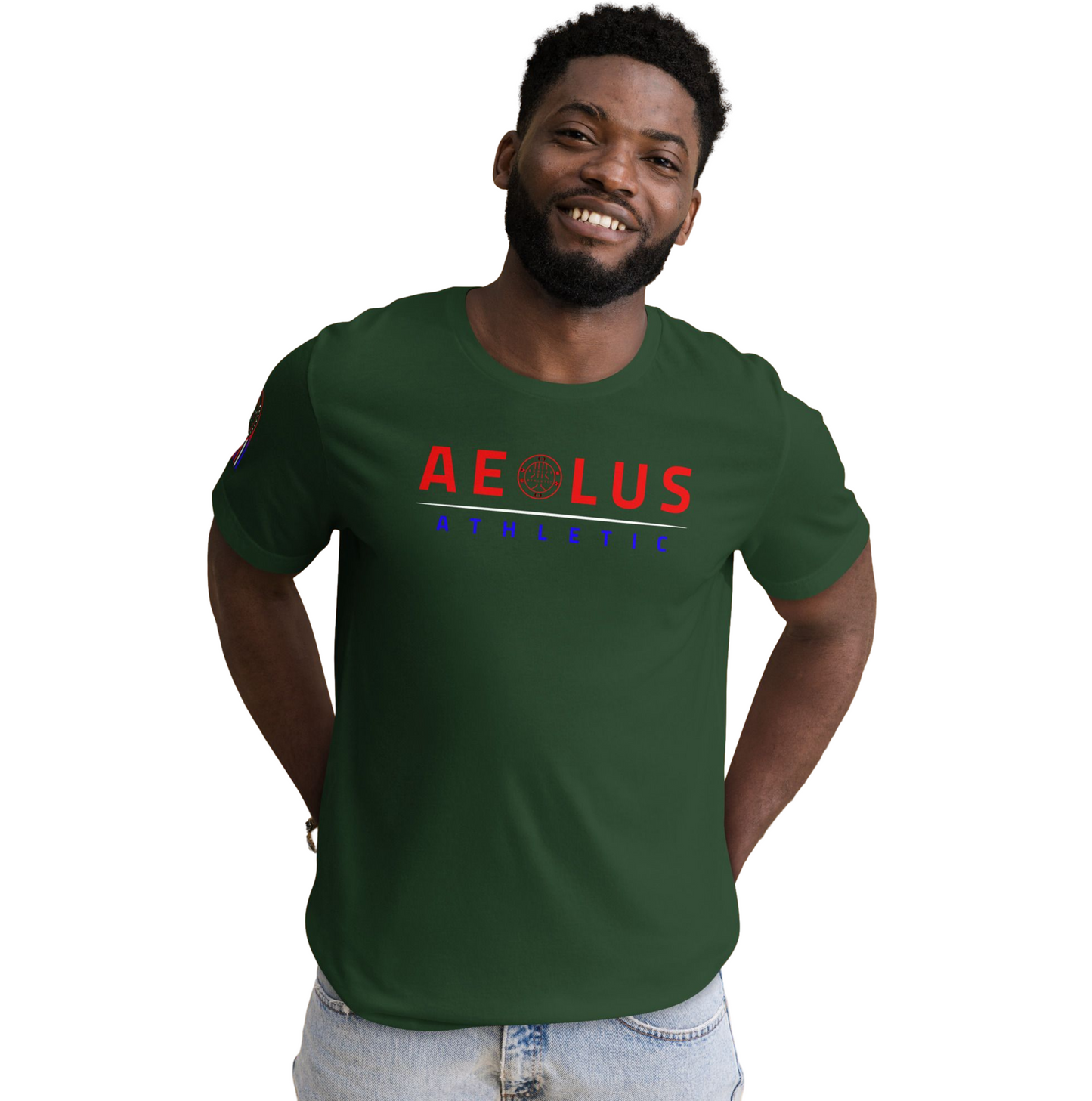 Red, white & Blue - Unisex Training T Shirt, Pre Shrunk Cotton