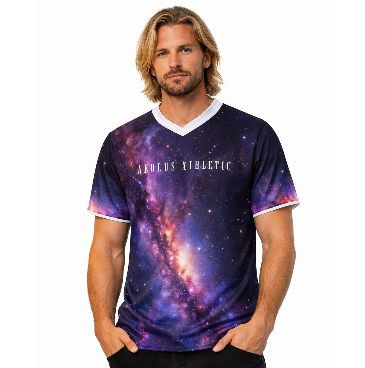 Space ripple - andningsbar sporttröja i 100% återvunnet polyester