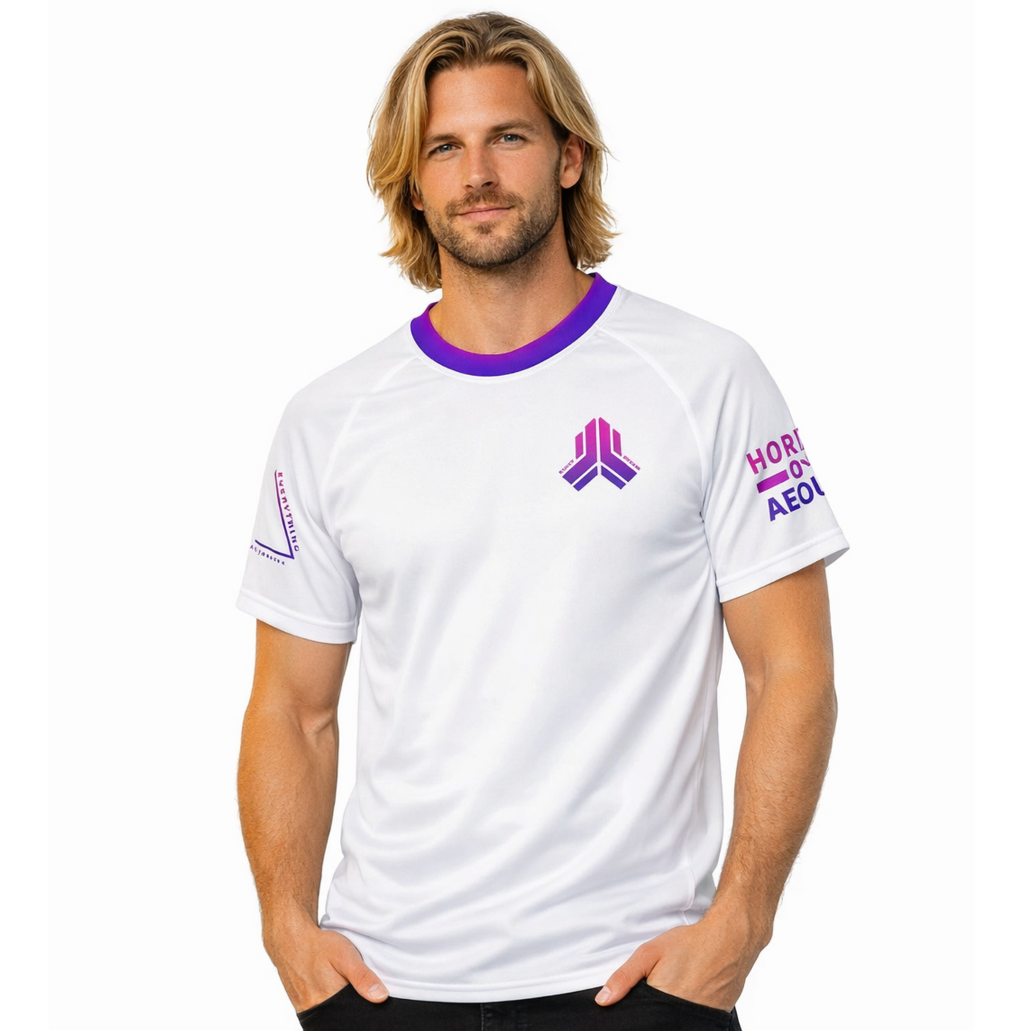 Blue & Purple - Elite Premium Stretch‑Rashguard