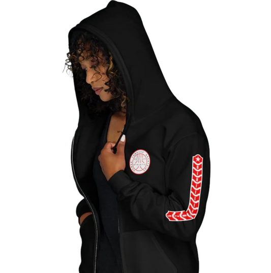 The only way up - Unisex Fleece Zip Hoodie – Athletic Cut