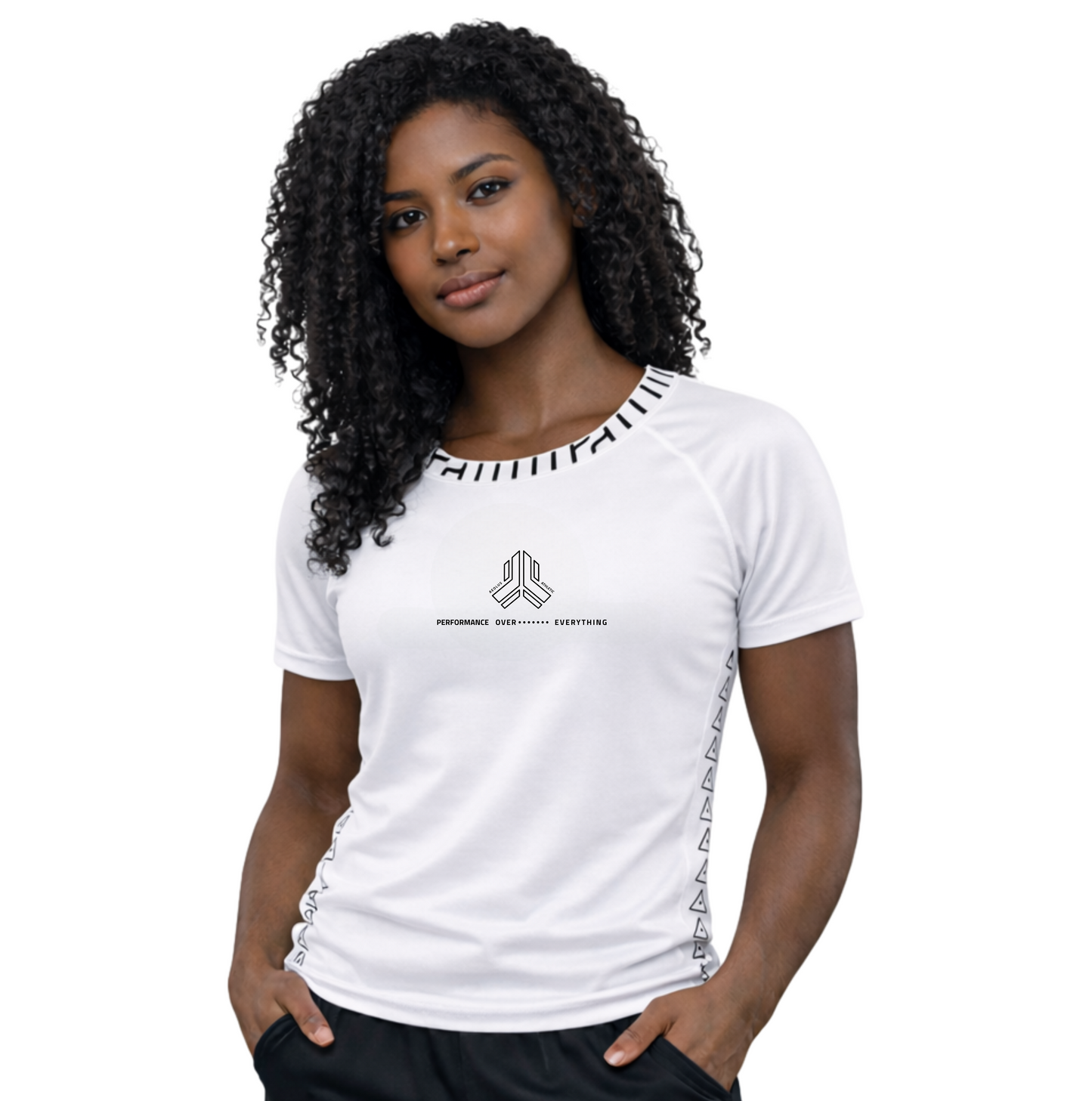 Black lined Collar - Elite Premium Stretch‑Rashguard