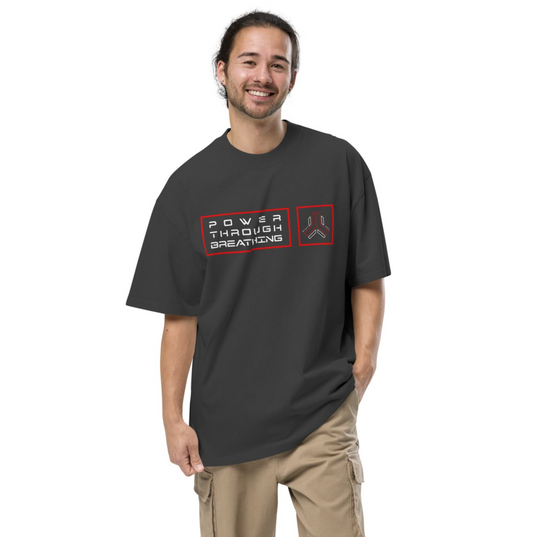 Boxed in Logo - Oversized faded t-shirt