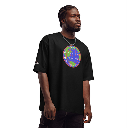 All over the world - Oversized heavyweight t-shirt : All Sports United