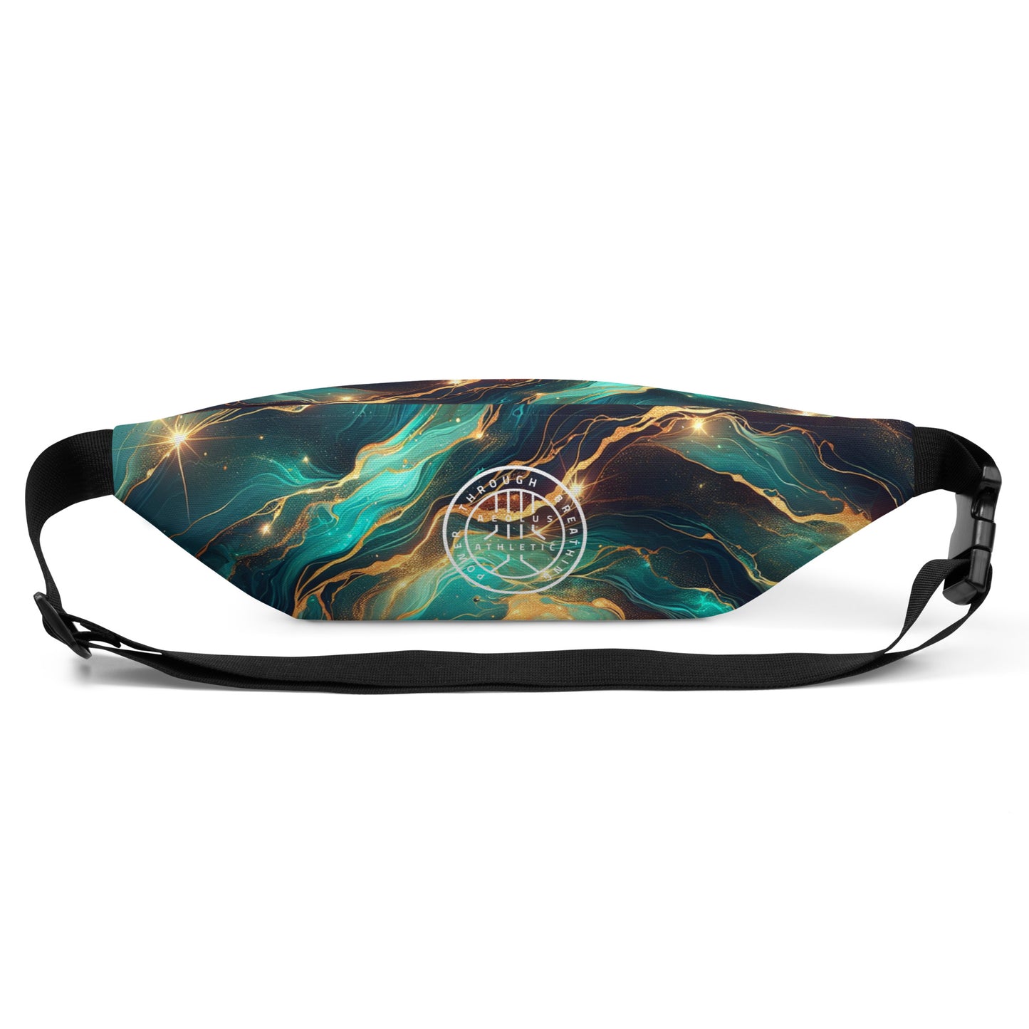 Green and gold marble - Fanny Pack