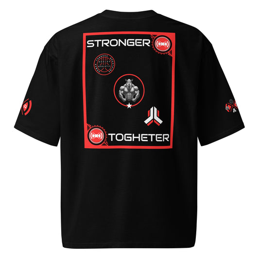 All of the Elements - Oversized heavyweight t-shirt : Stronger Togheter