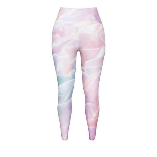 pink bubbly - Yoga Leggings